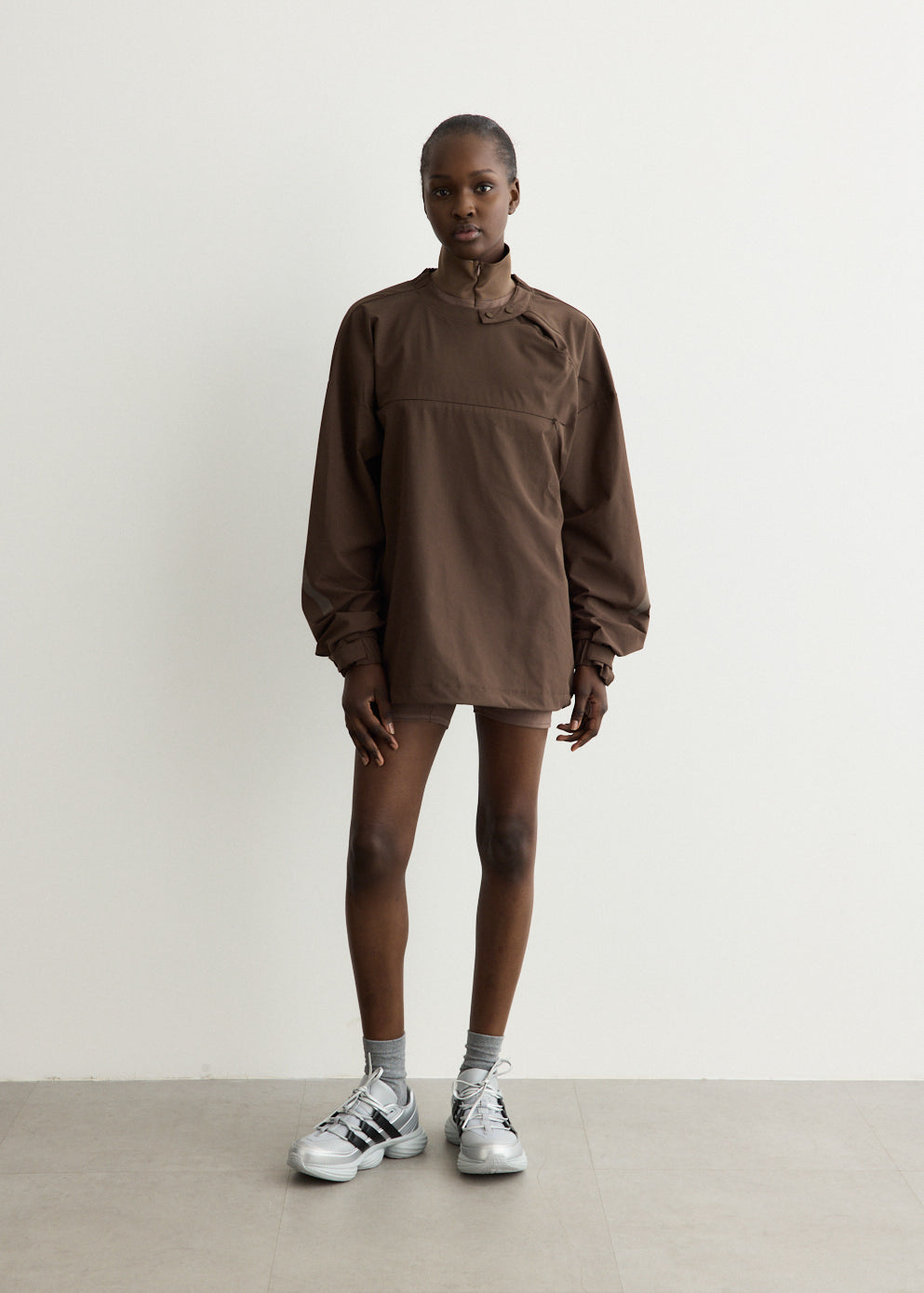 x Entire Studios Z.N.E Uniform Half Zip Woven Track Top