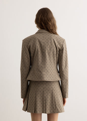 Flock Check Suiting Blazer