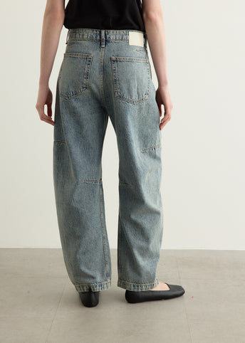 Charlie High-Rise Barrel Jeans