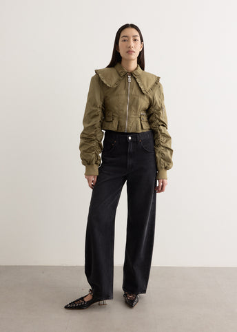 Duchesse Nylon Fitted Jacket