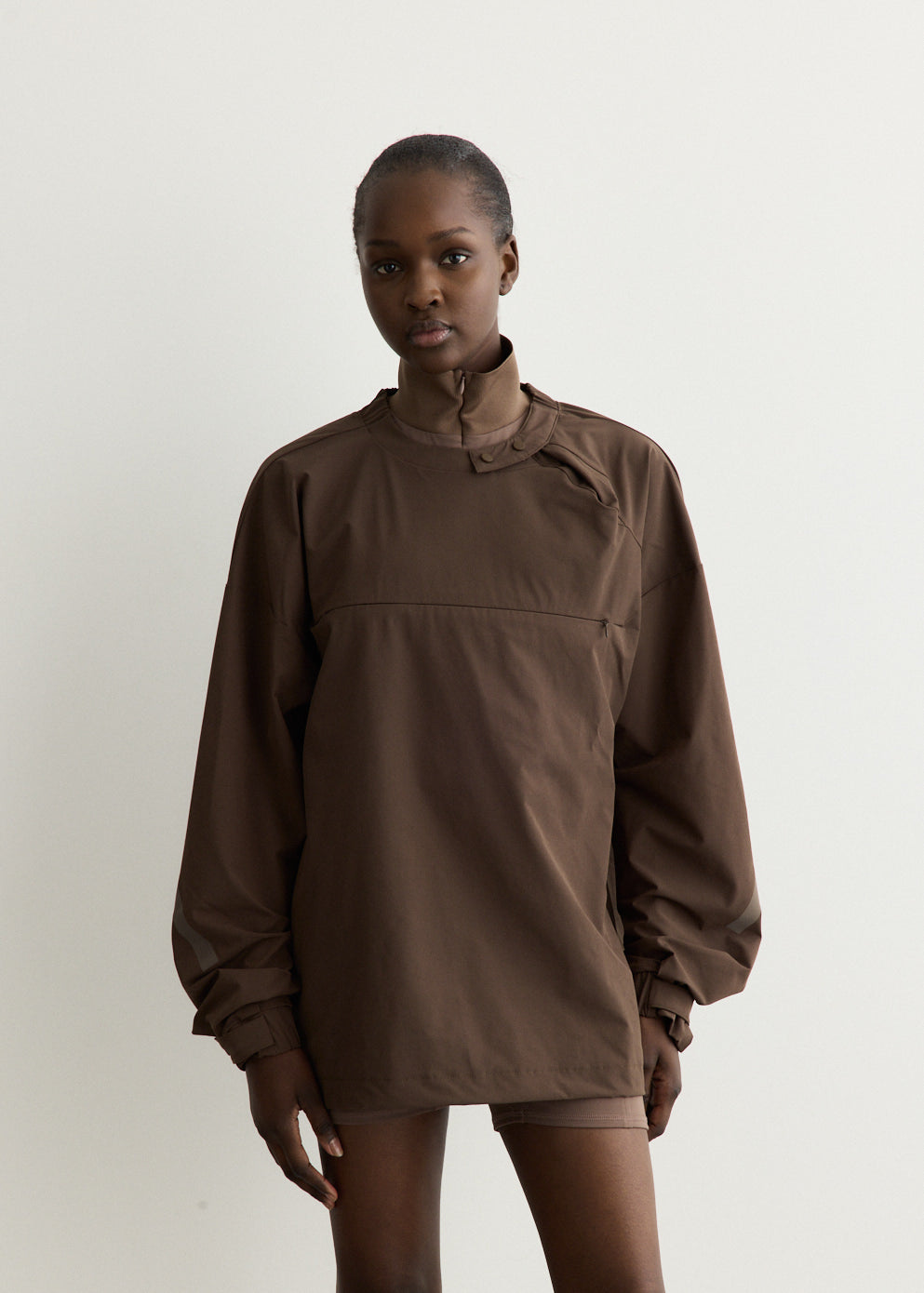 x Entire Studios Z.N.E Uniform Half Zip Woven Track Top