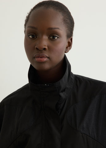 Incu Exclusive Contrast Zip-Up Short Jacket