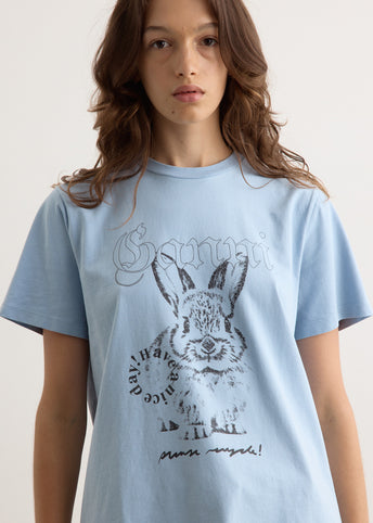 Re-Cut Basic Cotton Jersey Relaxed T-Shirt