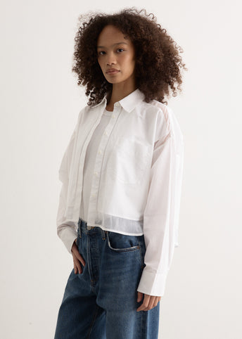 Beatrice Cropped Combo Shirt