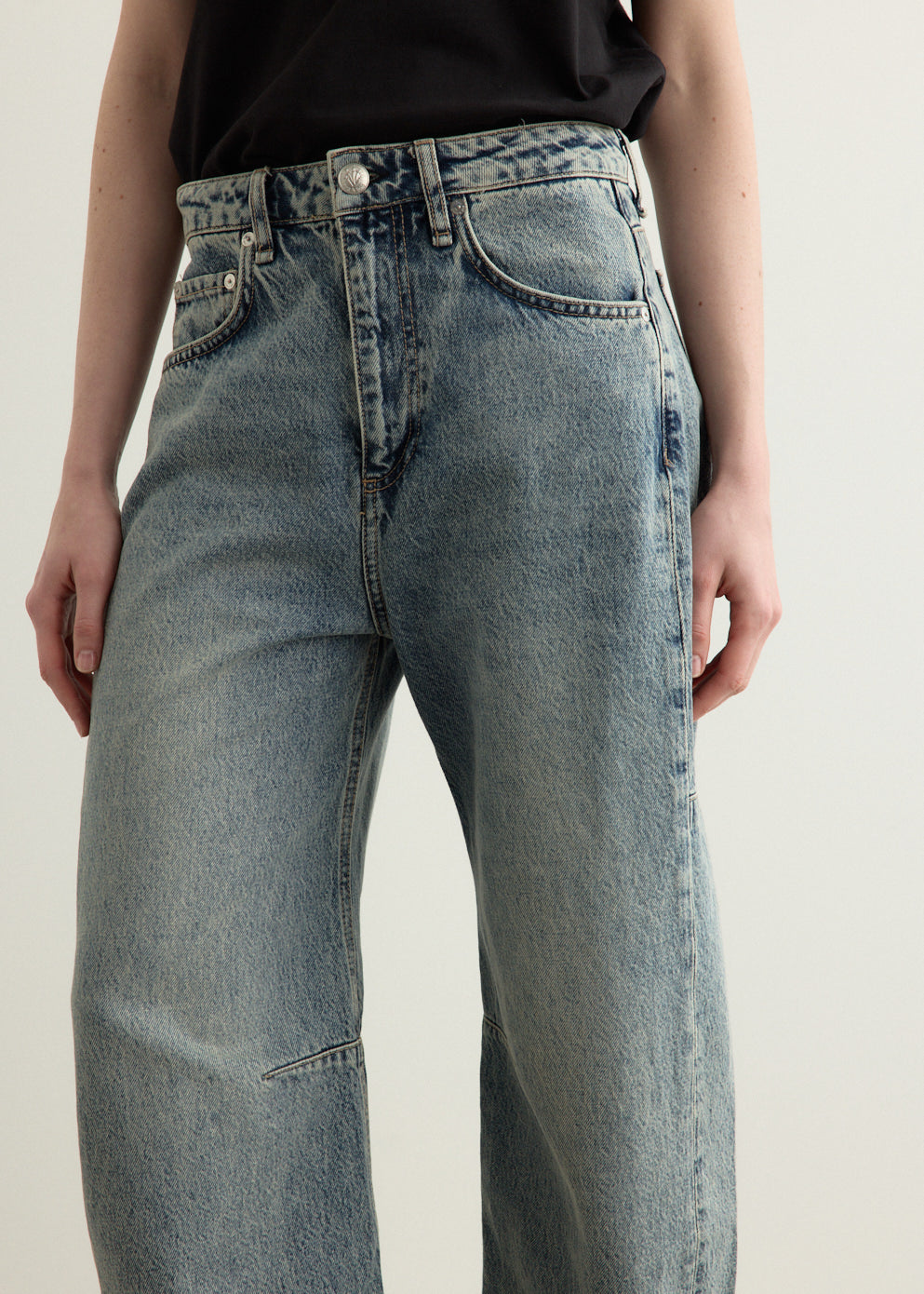Charlie High-Rise Barrel Jeans
