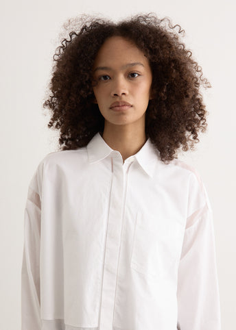 Beatrice Cropped Combo Shirt