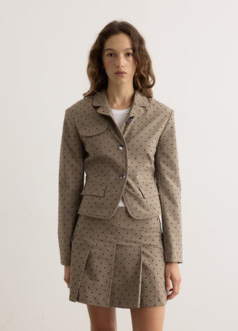 Flock Check Suiting Blazer