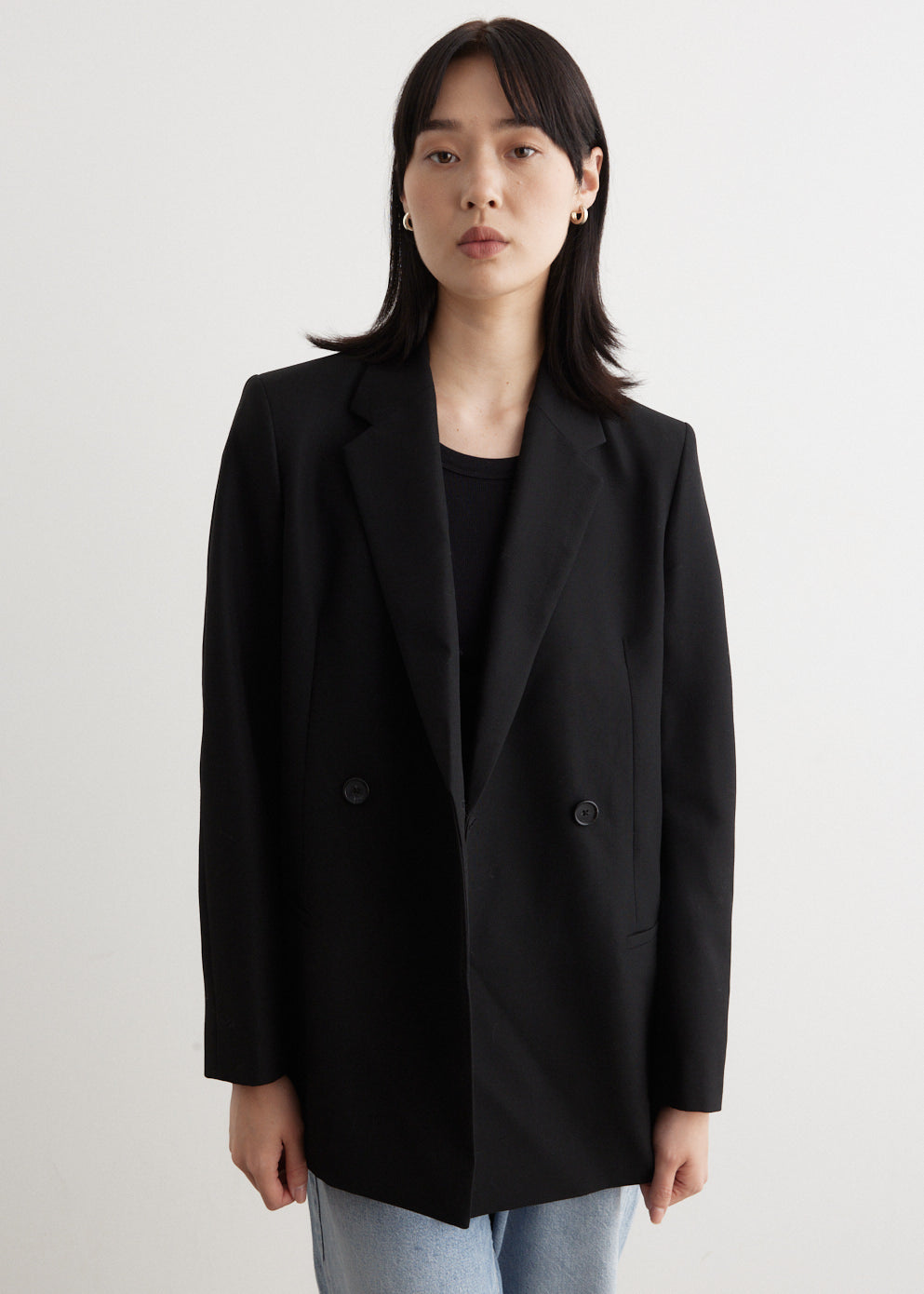 Toteme - Double-Breasted Blazer - Blazer,Specials : American Fashion Style Bags On Sale Toteme - Double-Breasted Blazer - Blazer,Specials : American Fashion Style Bags On Sale
