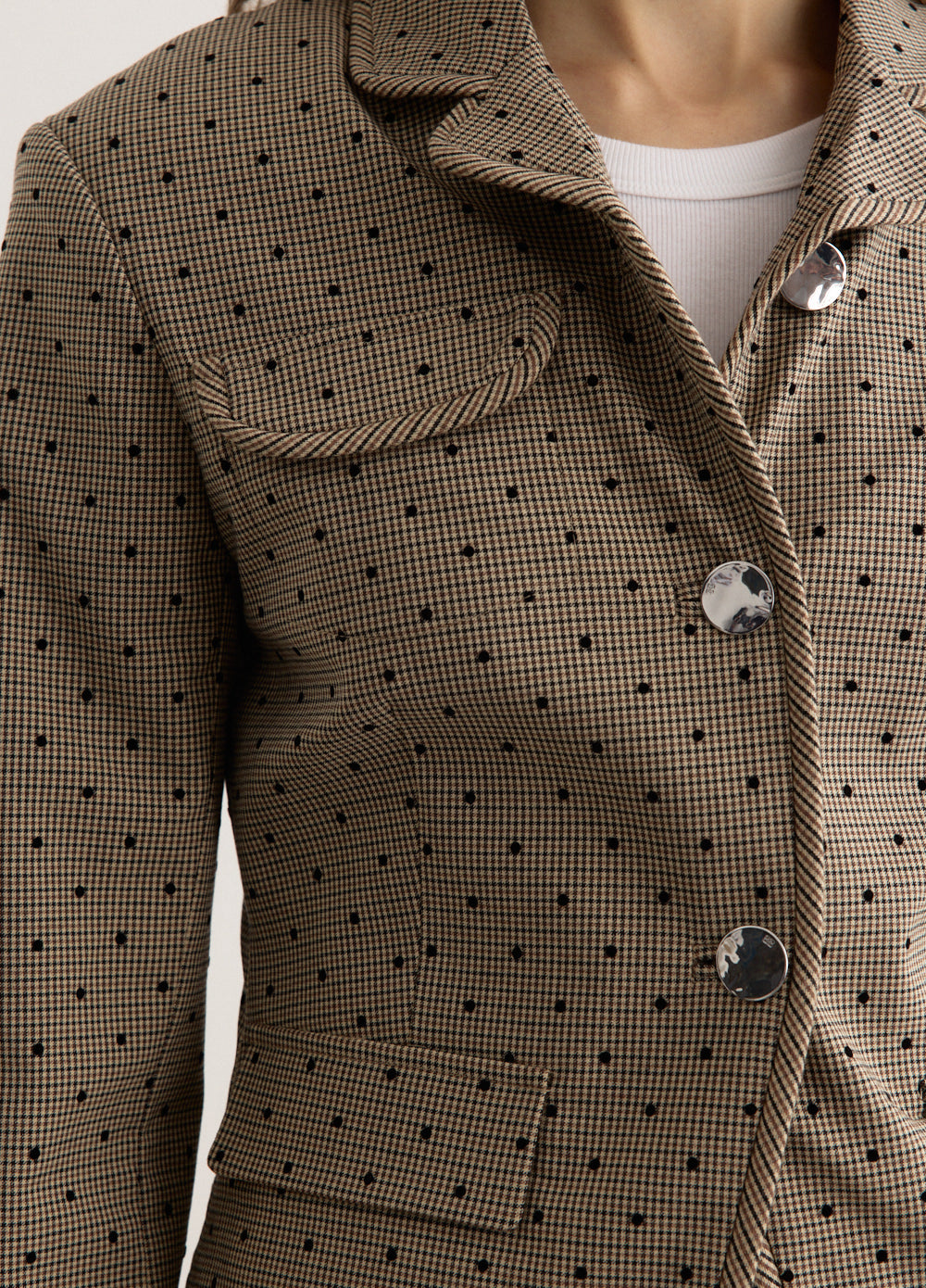 Flock Check Suiting Blazer