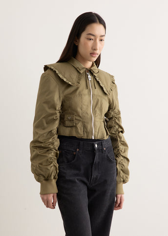 Duchesse Nylon Fitted Jacket