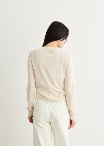 Double Bold Fox Head Regular Cardigan