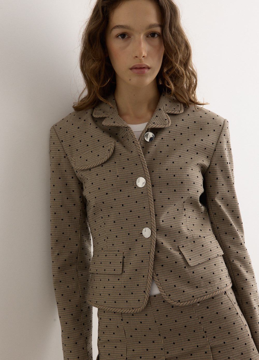 Flock Check Suiting Blazer