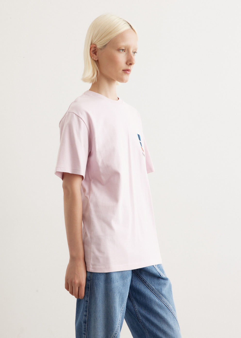 【関税込み】JW Anderson ピンク Window Embroidered Tシャツ Window Embroidery T-Shirt