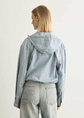 Hooded Check Jacket