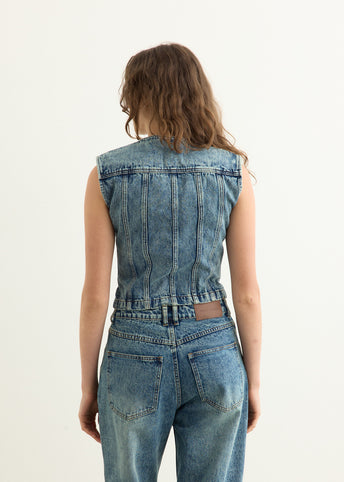 Molly Denim Top