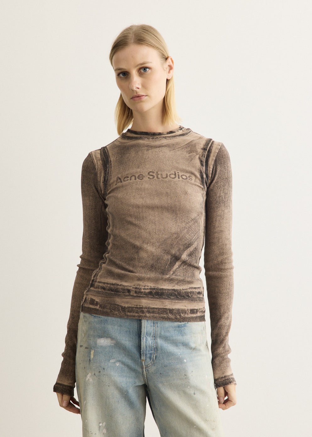 Elga Double Garment Print T-Shirt