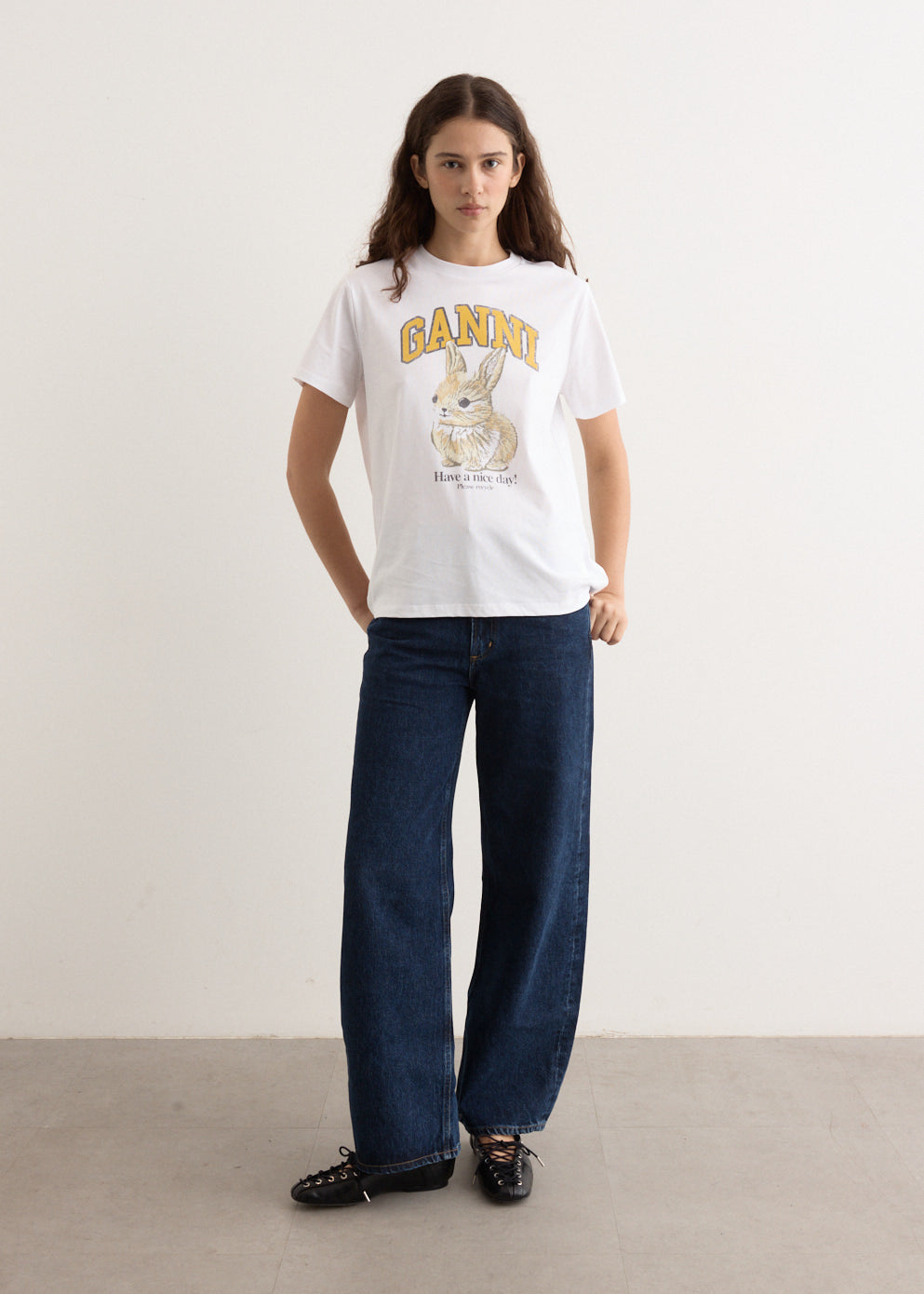 Basic Jersey Baby Bun Relaxed T-Shirt