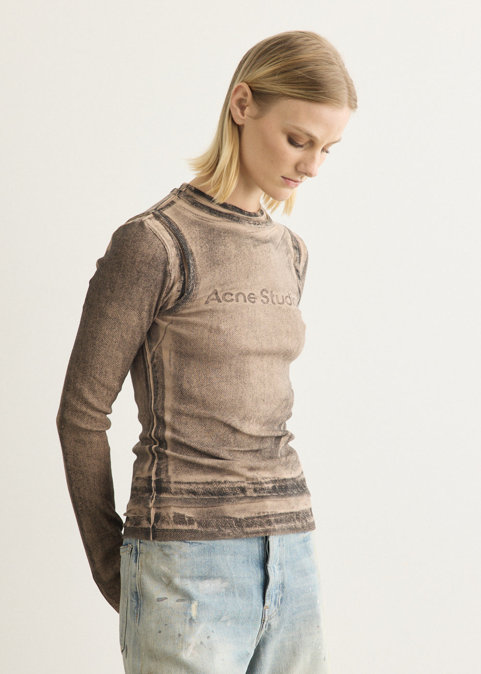 Elga Double Garment Print T-Shirt