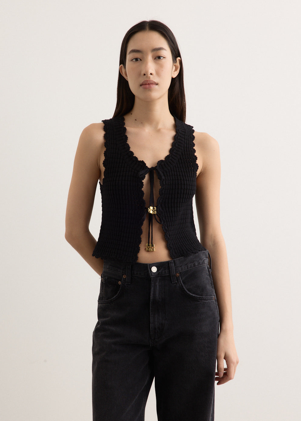 Cotton Textured Lace Top