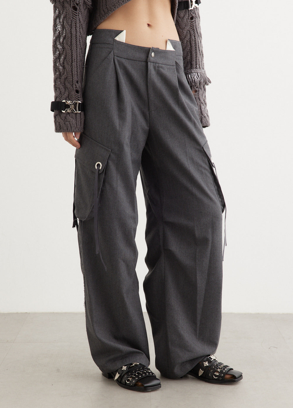 Tanya Raw-Cut Wide Leg Pants Tanya Raw-Cut Wide Leg Pants