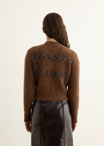 Hasta Luego Zip Cardigan