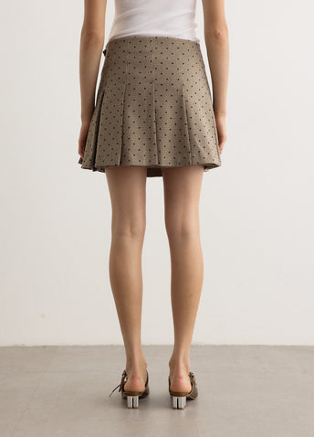 【OVERDUEFLAIR】CHECK PLEATS MINI SKIRT CHECK PLEATS MINI SKIRT_BLACK - overdueflair