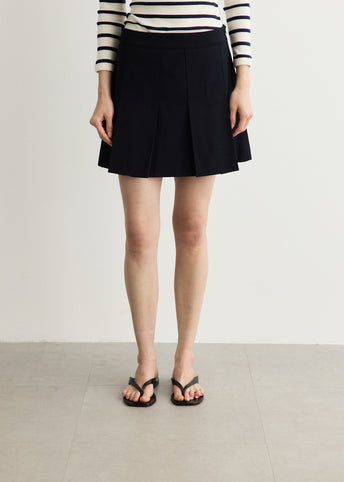 Pleated Mini Skirt
