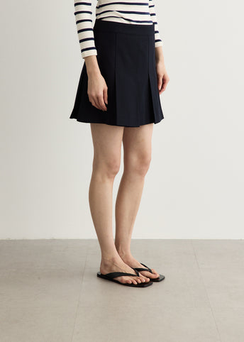 Pleated Mini Skirt