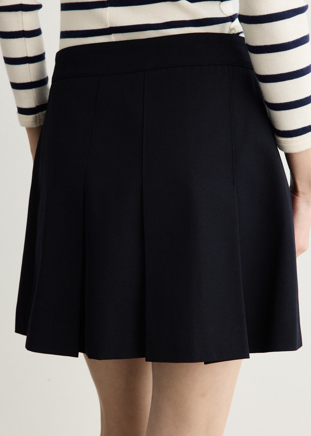 Pleated Mini Skirt