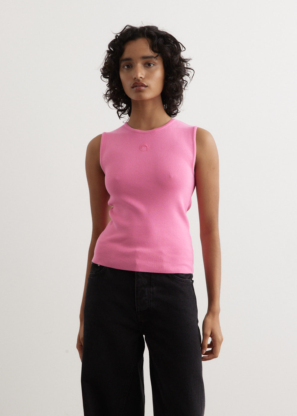 マリーンセル(Marine Serre)｜Core Knit Sleeveless Pullover
