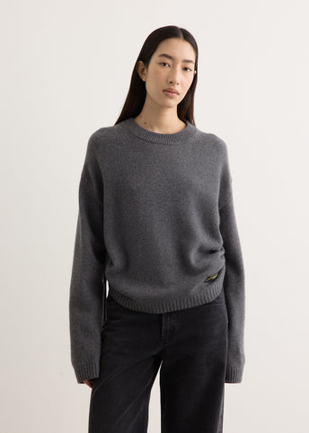 Future Wool Mix Oversized O-Neck Jumper