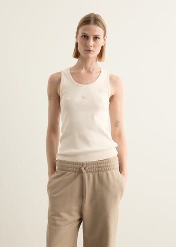 Tonal Baby Fox Ribbed Tank Top