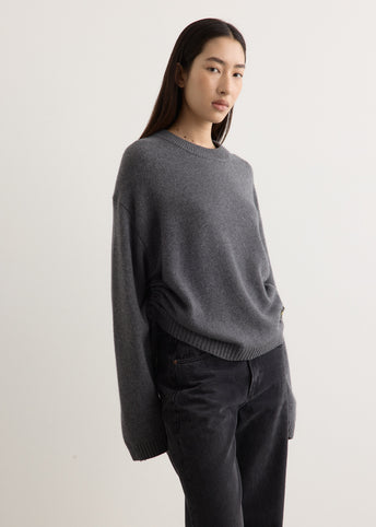 Future Wool Mix Oversized O-Neck Jumper