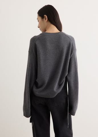 Future Wool Mix Oversized O-Neck Jumper