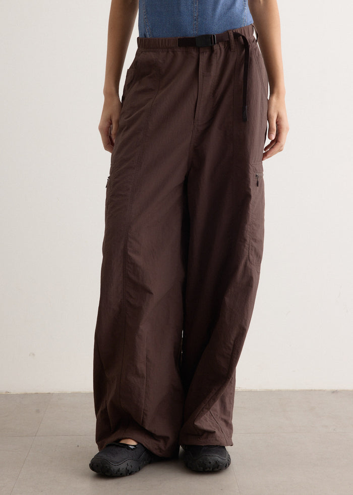 Acia Balloon Pant in Chocolate