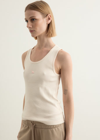 Tonal Baby Fox Ribbed Tank Top