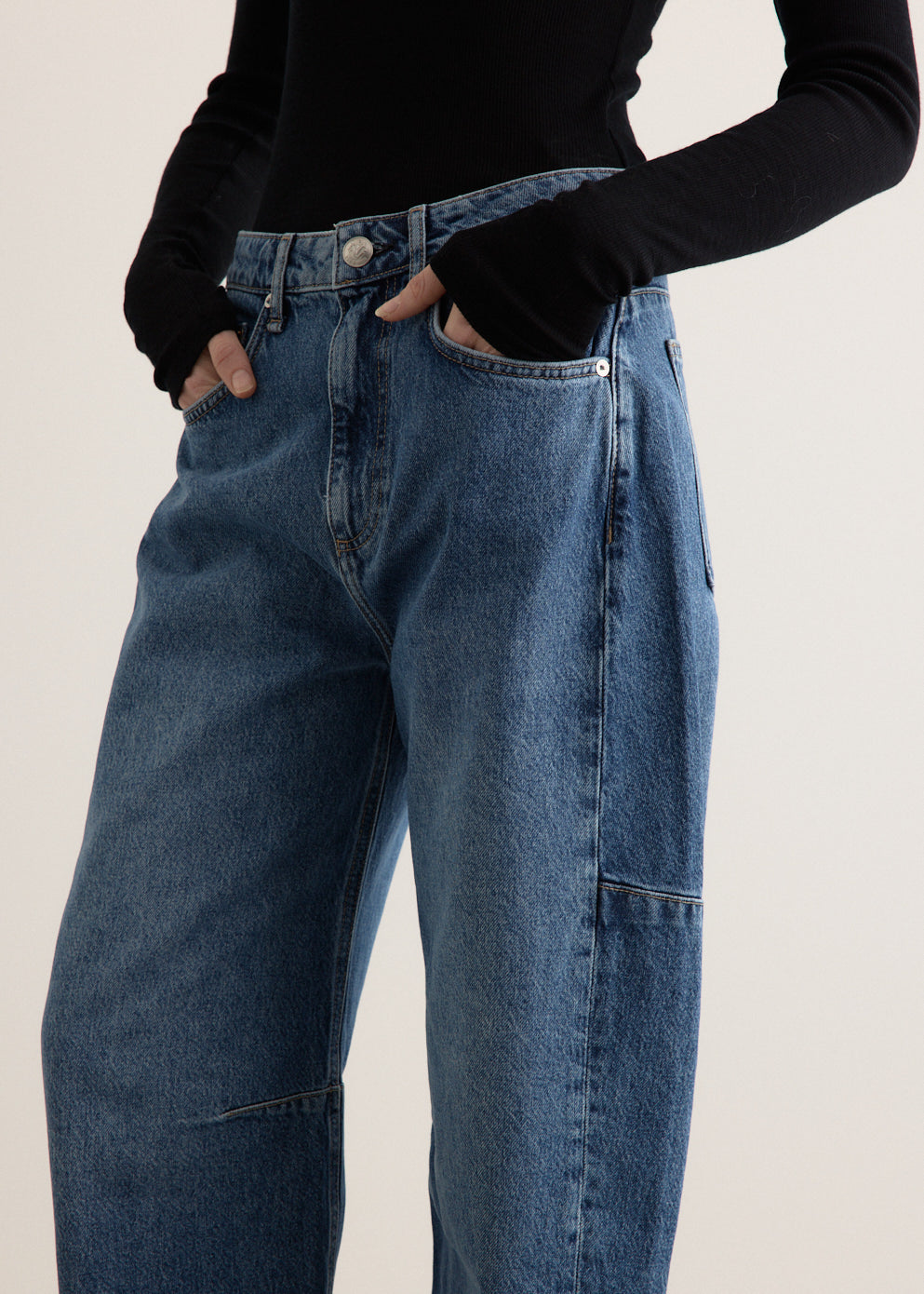 Charlie High-Rise Barrel Jeans