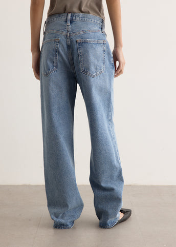 V-Waist Baggy Jeans