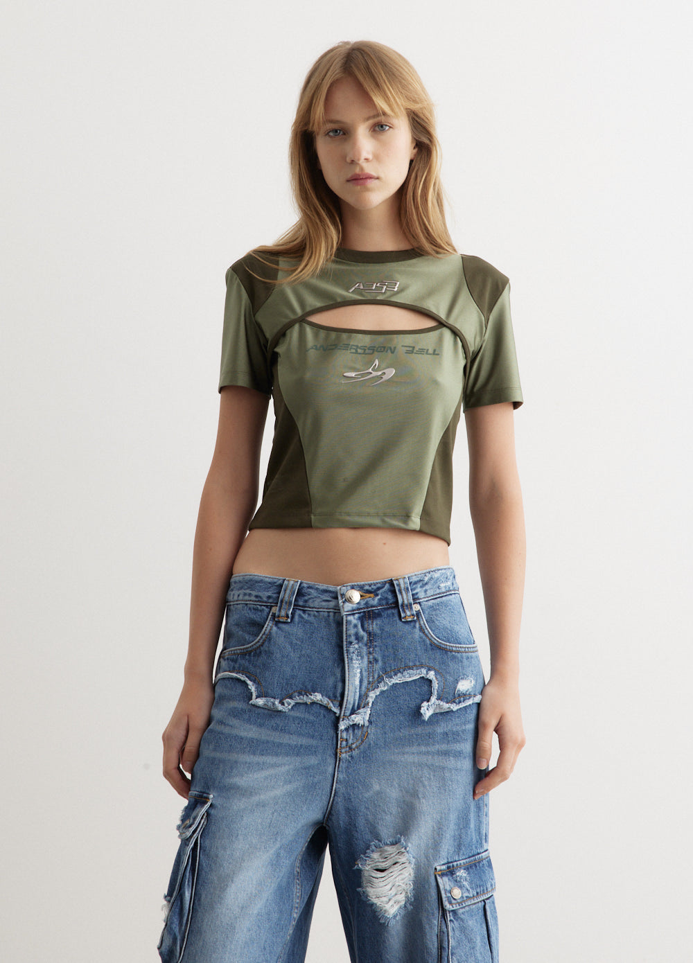 [ANDERSSON BELL]★(ESSENTIAL) CUT-OUT RACING T-SHIRTS ANDERSSON BELL Andersson Bell Cut-Out Racing T-Shirt - T