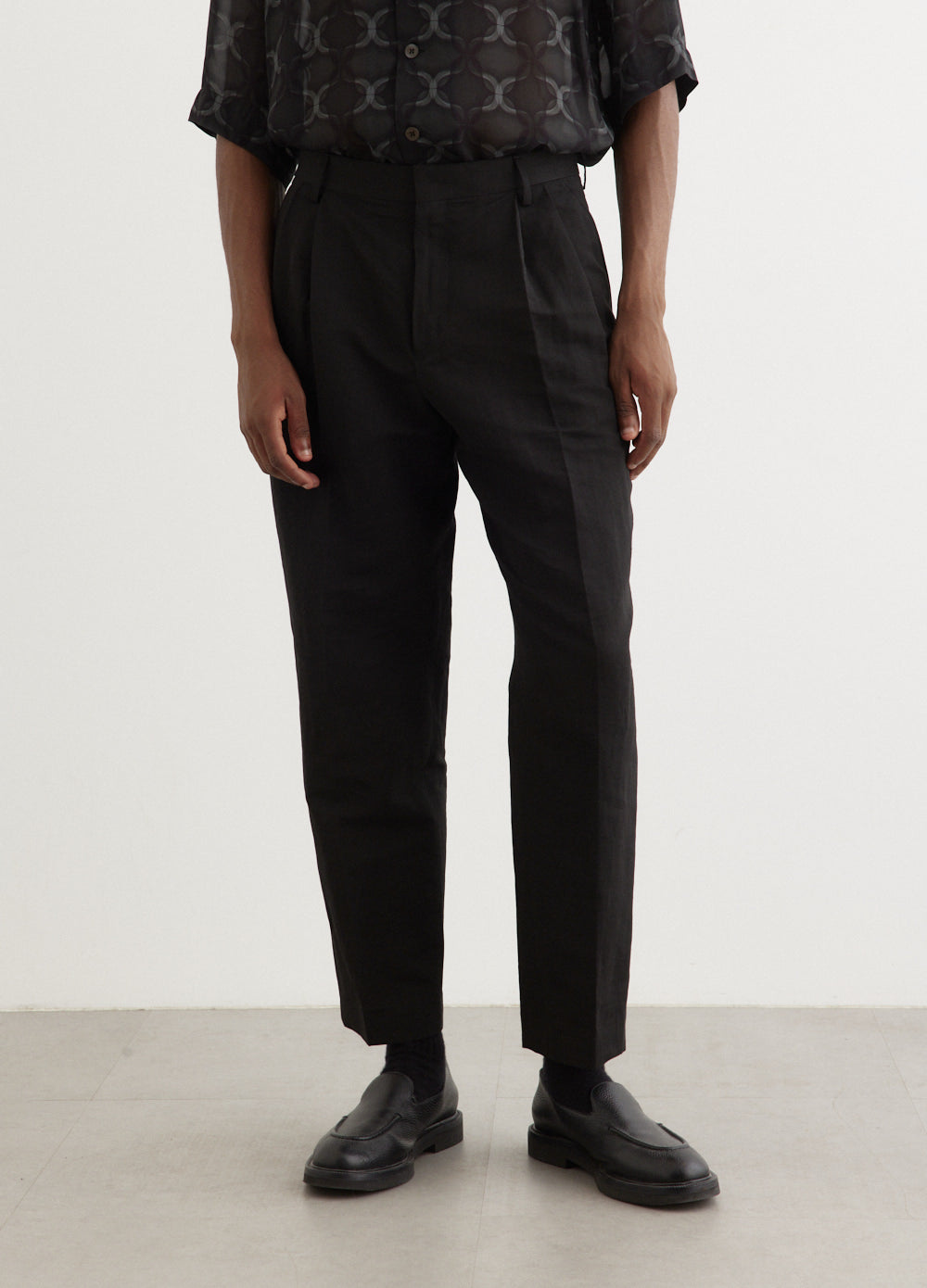 Pellow Linen Cotton Ottoman Pants