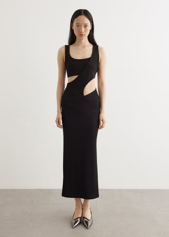 Overlapped Tank Dress