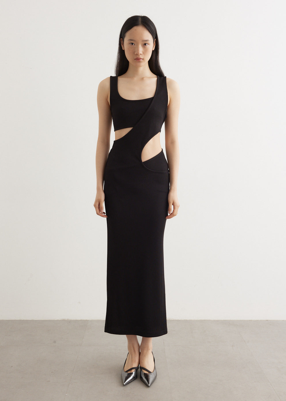 Overlapped Tank Dress