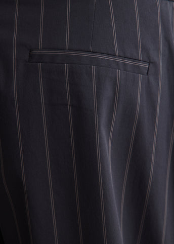 Stripe Relaxed Pleat Pants