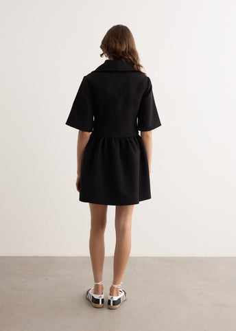 Bonded Crepe Mini Dress