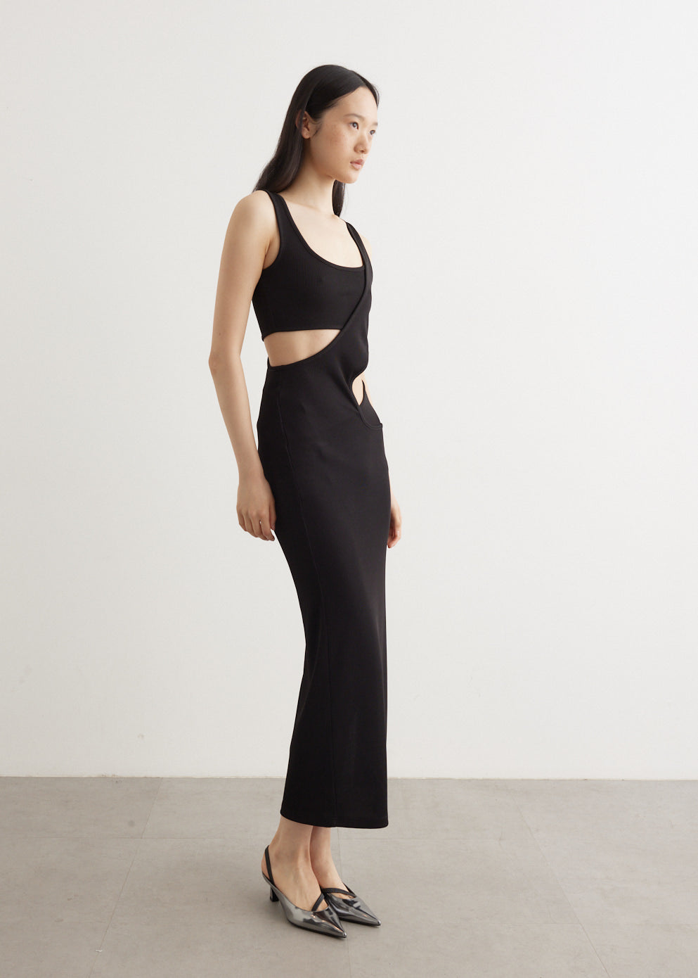 Overlapped Tank Dress