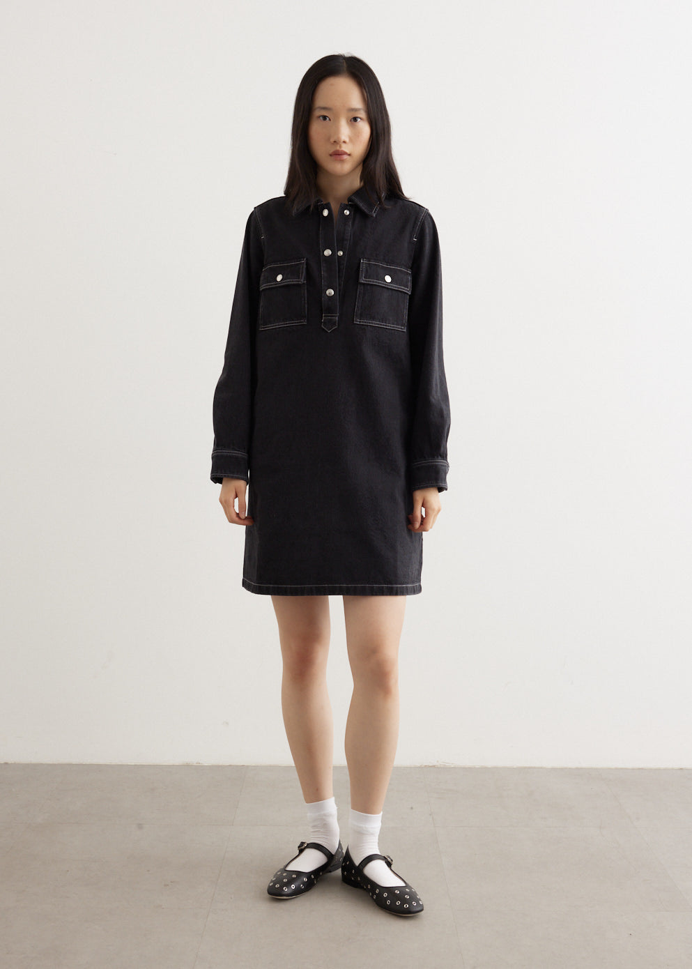 A.P.C. - Mia Dress - Dress,All Products : American Fashion Style Bags On Sale A.P.C. - Mia Dress - Dress,All Products : American Fashion Style Bags On Sale