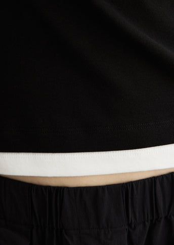 Organic Cotton Layered Long Sleeve Top