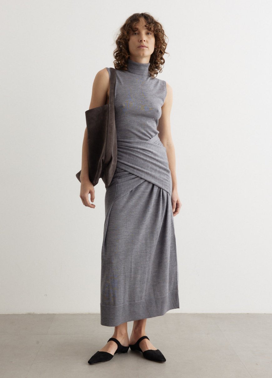Draped Knit Dress Draped Knit Dress