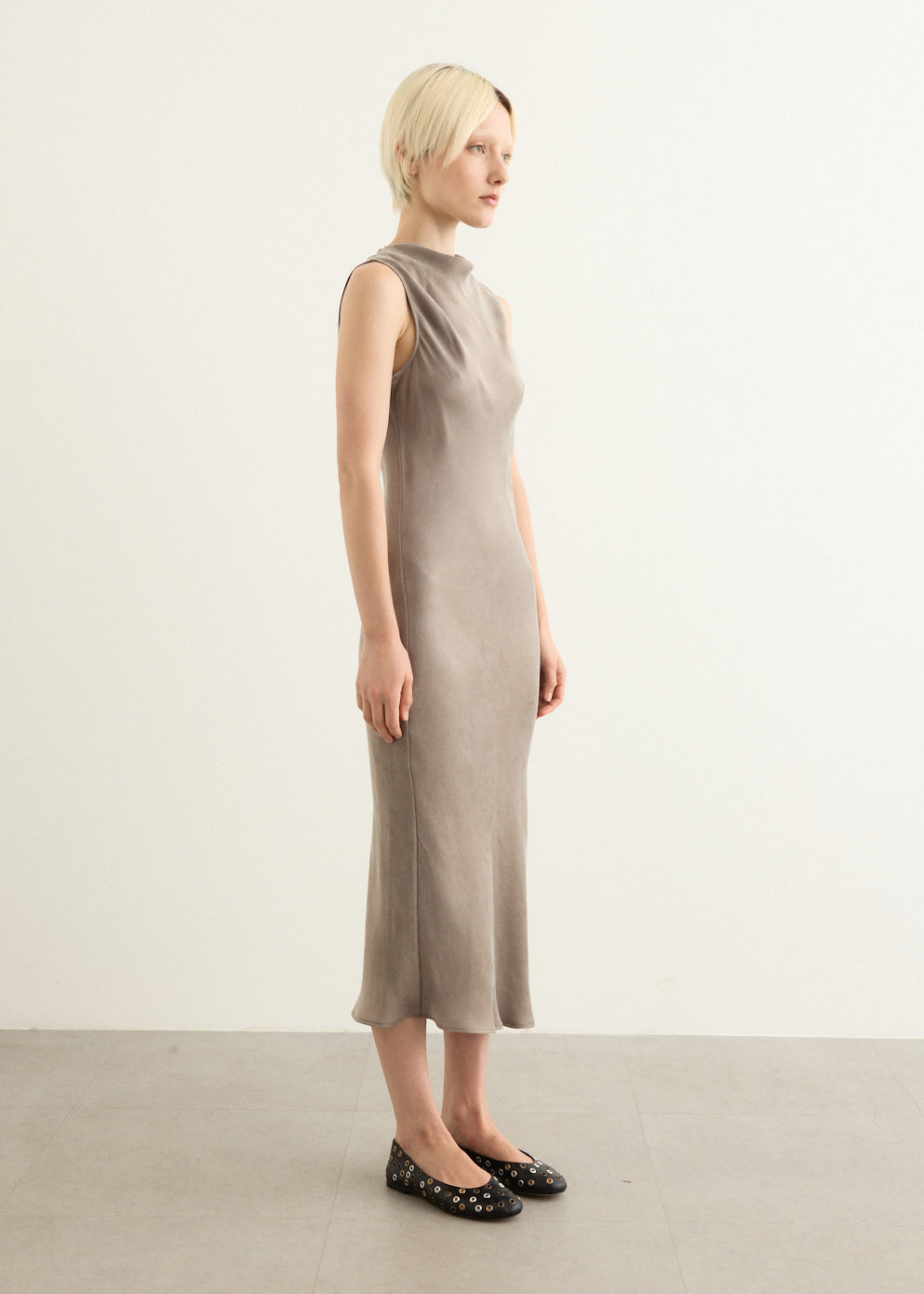 Infinity Cowl Neck Dress