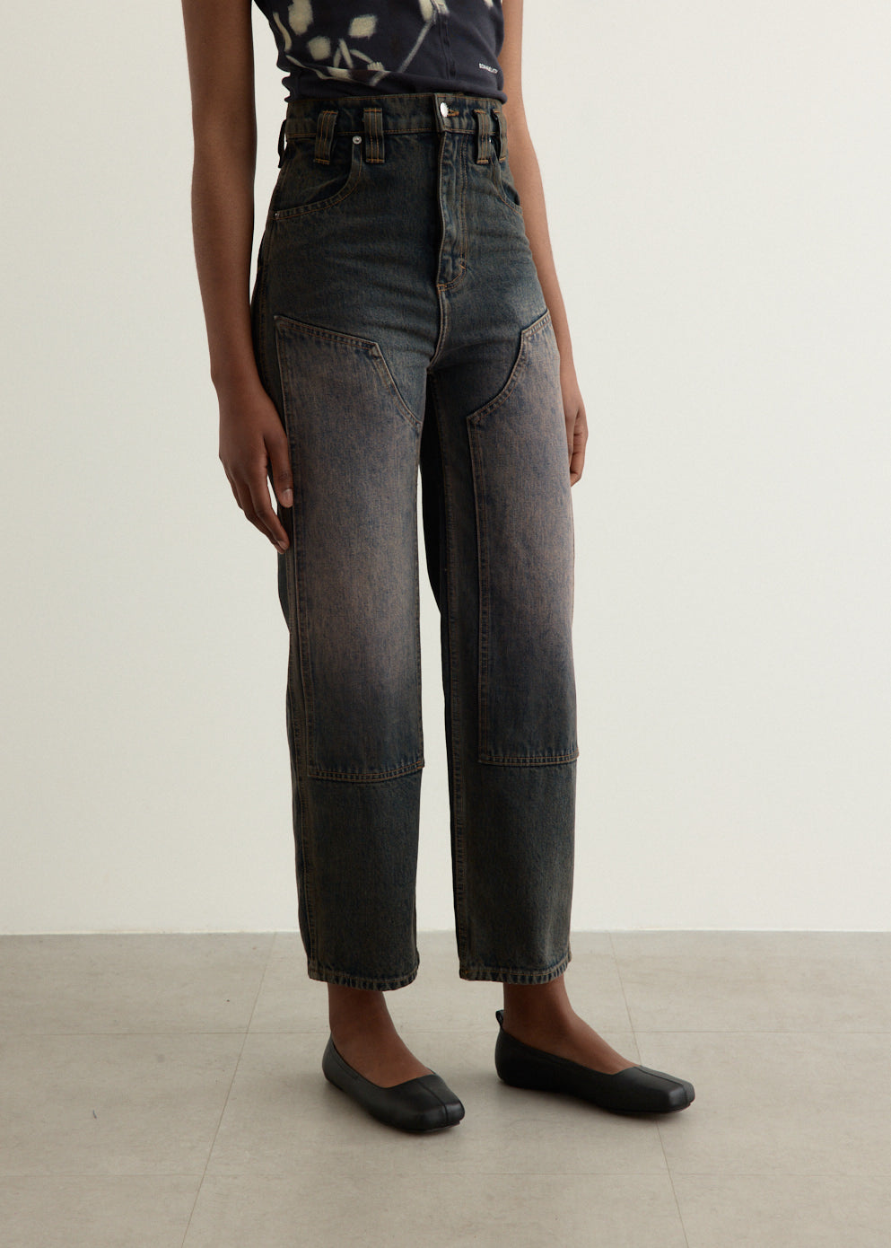 Double Knee Baggy Jeans